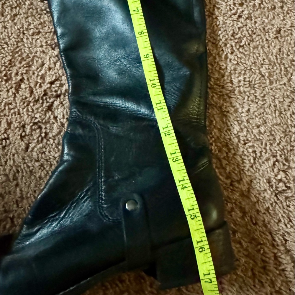 Franco Sarto Black Heeled Boots - Picture 13 of 13